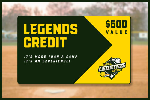 Legends Credit Card 600